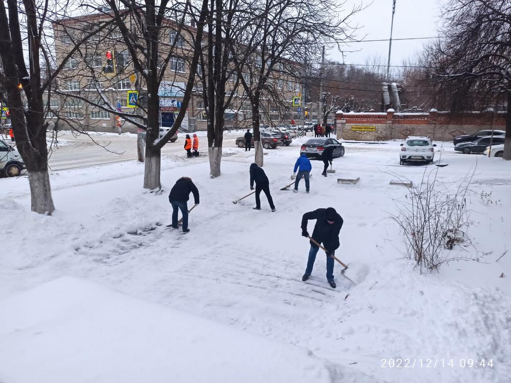 Устранение последствий снегопада