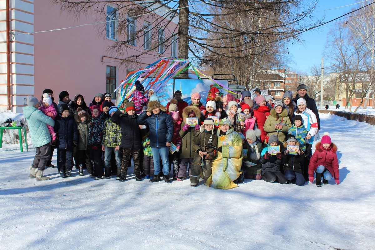 Отпразновали Масленицу в пос. Мервино 11.03.2019