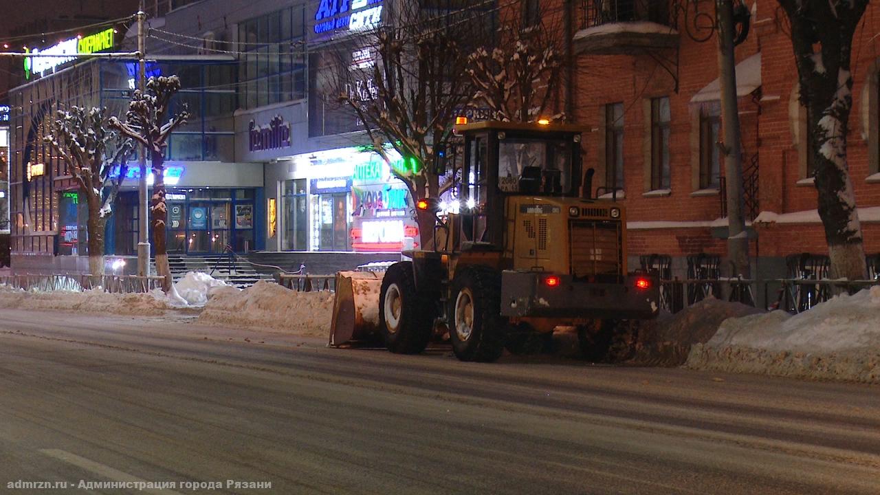 За сутки с городских территорий вывезено более 4,6 тысяч кубометров снега