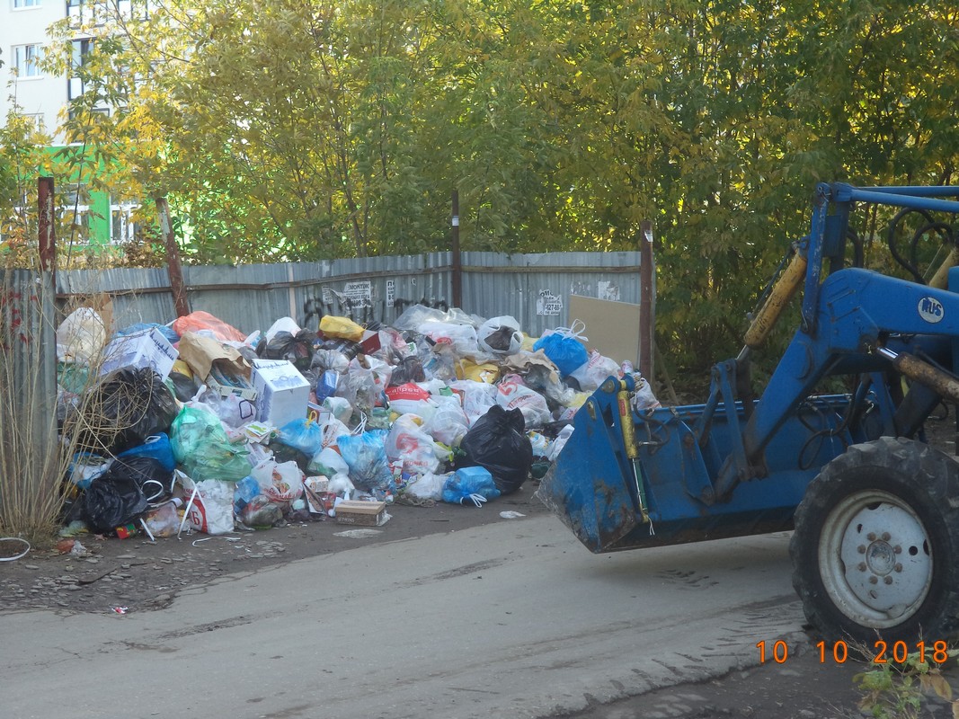 Ликвидирована несанкционированная свалка 10.10.2018