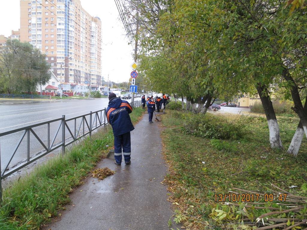 МП «Водоканал» проводит работы по благоустройству закрепленной территории