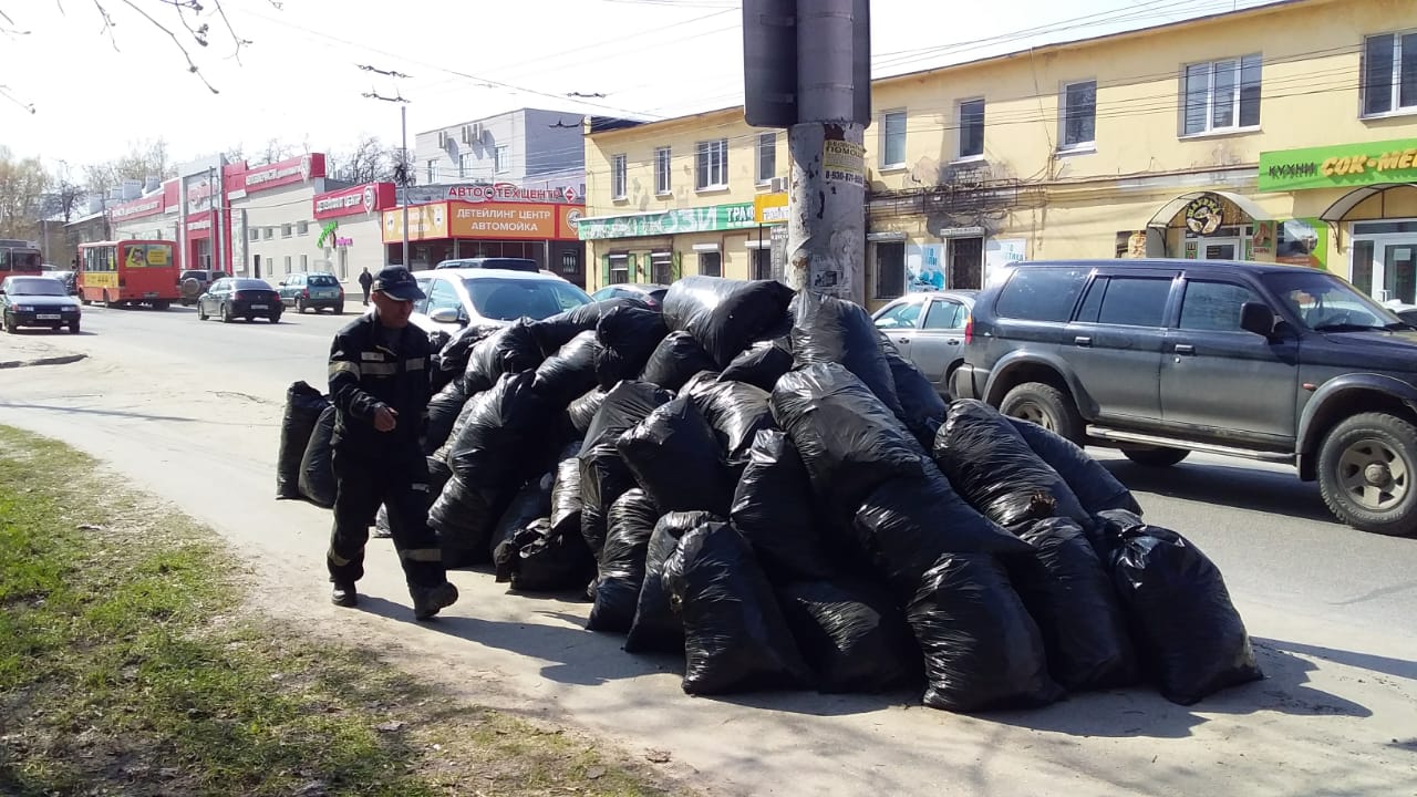 Об оказании помощи по вывозу листвы