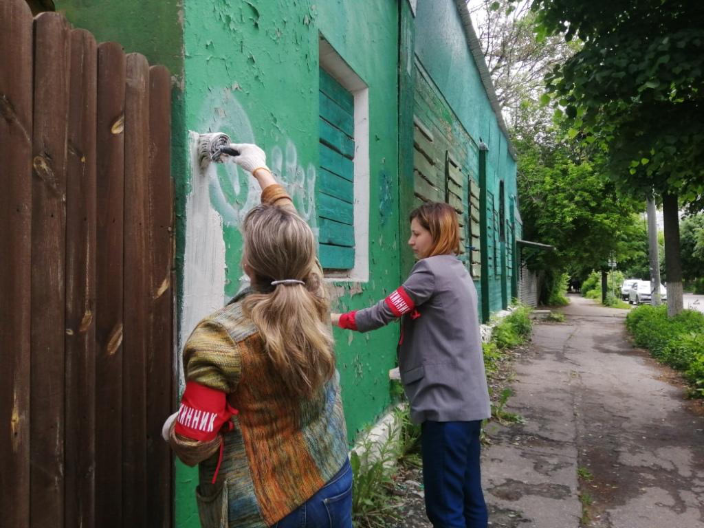 В Советском районе проводятся рейды по выявлению надписей наркотического характера