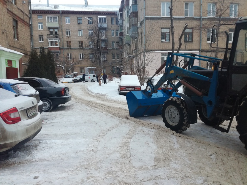 Об уборке снега в Железнодорожном районе