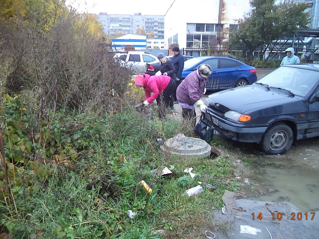 14 октября в Московском районе прошел субботник 18.10.2017