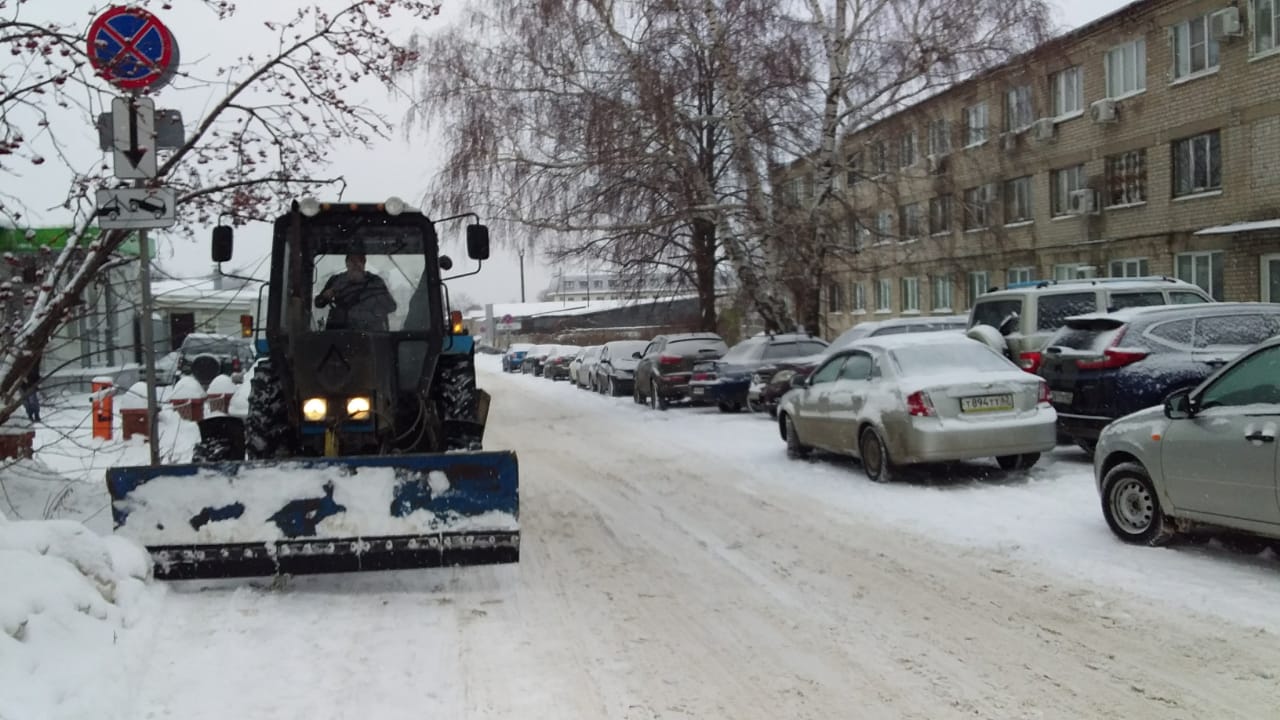 О расчистке снега на территории Железнодорожного района