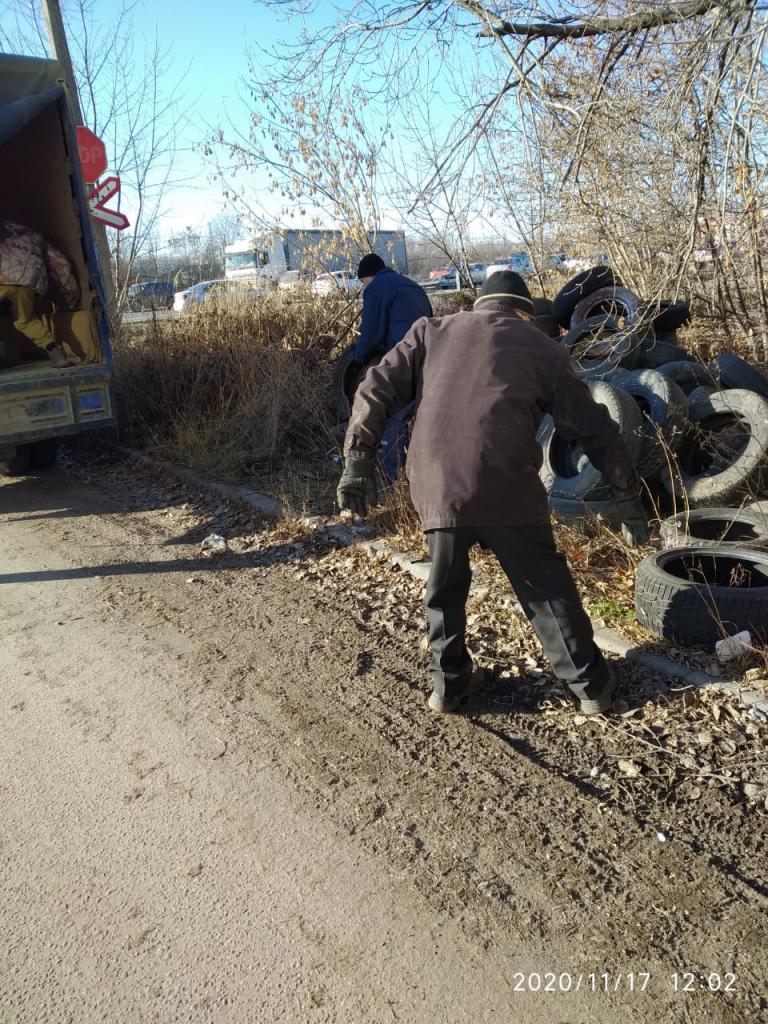 ЛИКВИДАЦИЯ НЕСАНКЦИОНИРОВАННОЙ СВАЛКИ В МОСКОВСКОМ РАЙОНЕ 17.11.2020