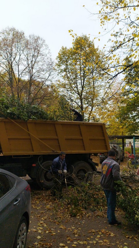 Проведение осеннего месячника в Московском районе 14.10.2020