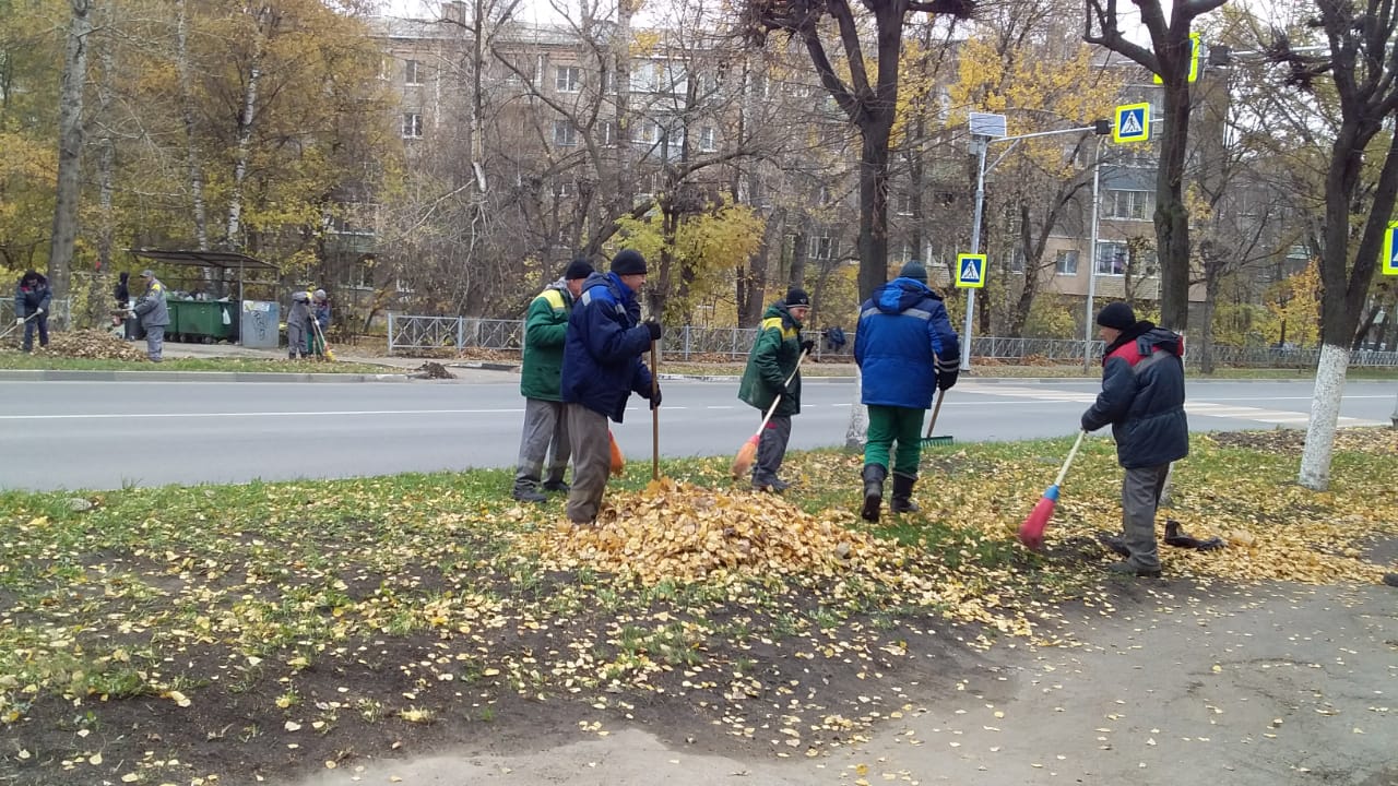 Организован субботник по уборке ул. Весенняя