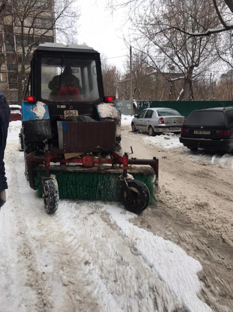 Управляющие компаний провели субботник 25.01.2021