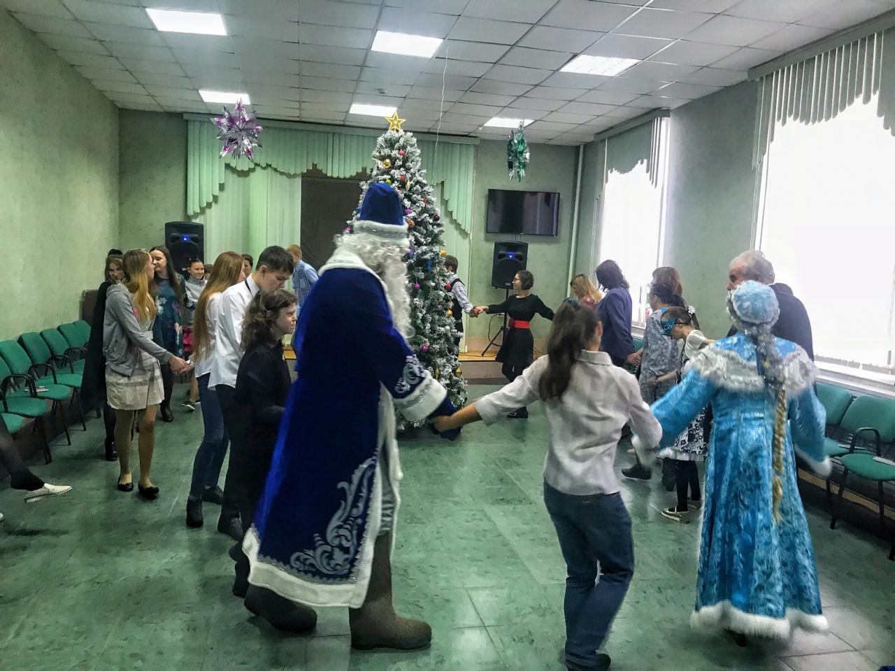 В Рязанском железнодорожном колледже прошел Новогодний праздник