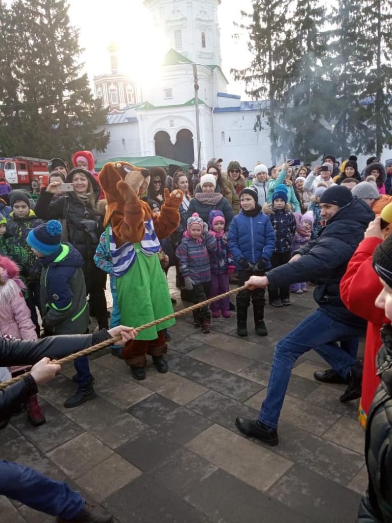 В Солотче прошли народные гуляния «Душа моя - Масленица!» 02.03.2020