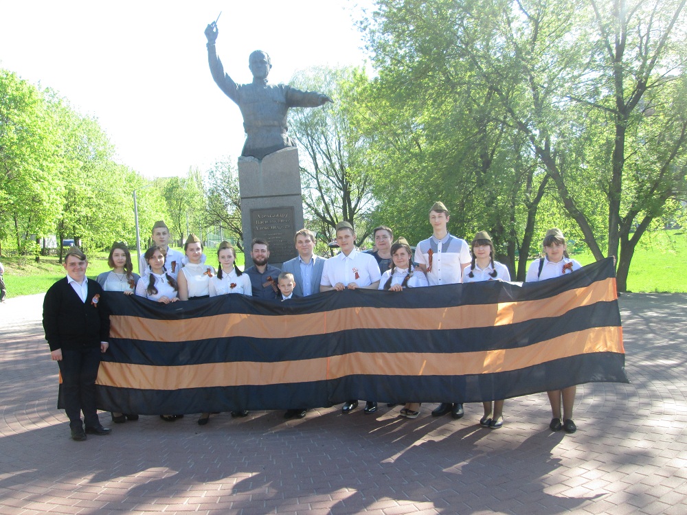 В Октябрьском районе прошло мероприятие, посвященное празднованию Дня Победы