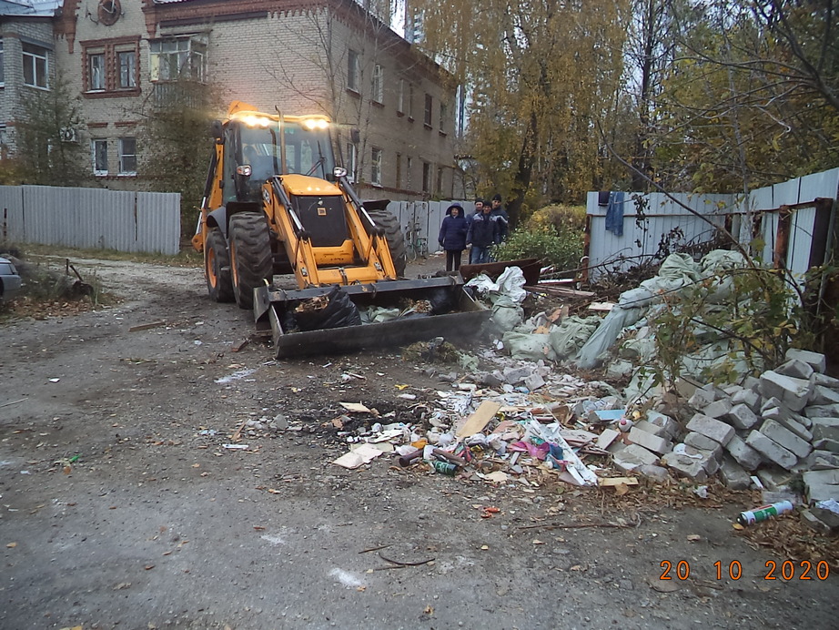 Вывоз свалки на улице Гоголя