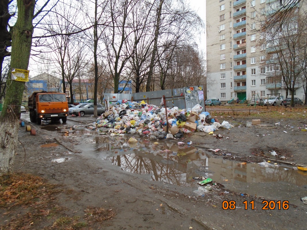 На улице Крупской ликвидирована свалка 11.11.2016