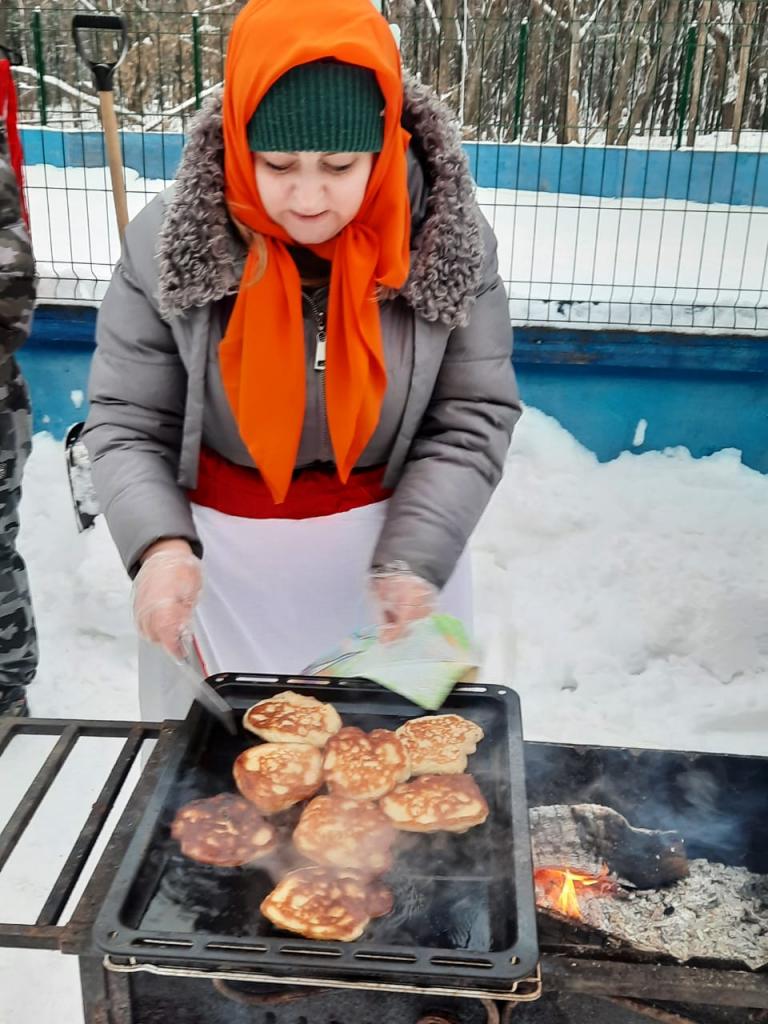 На проезде Речников прошли народные гуляния, посвященные Масленице 21.02.2023