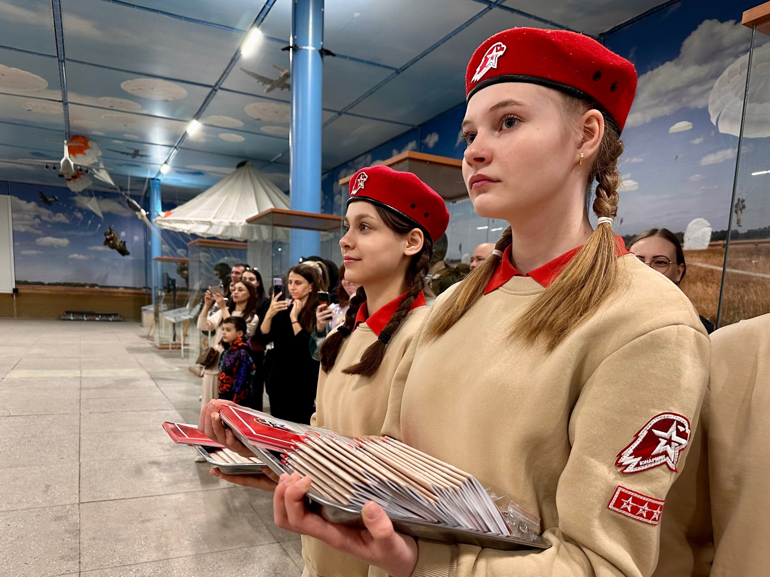Рязанских школьников приняли в ряды ВВПОД «Юнармия»