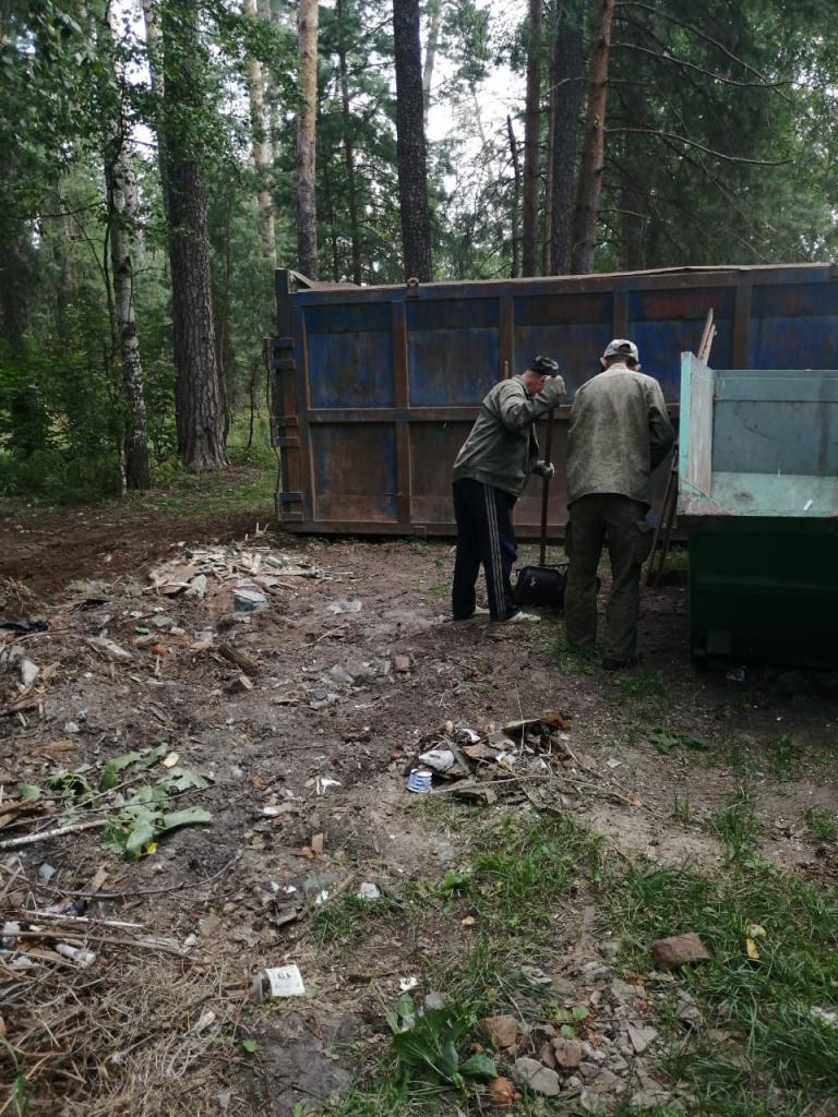 В Солотче продолжаются работы по благоустройству территории