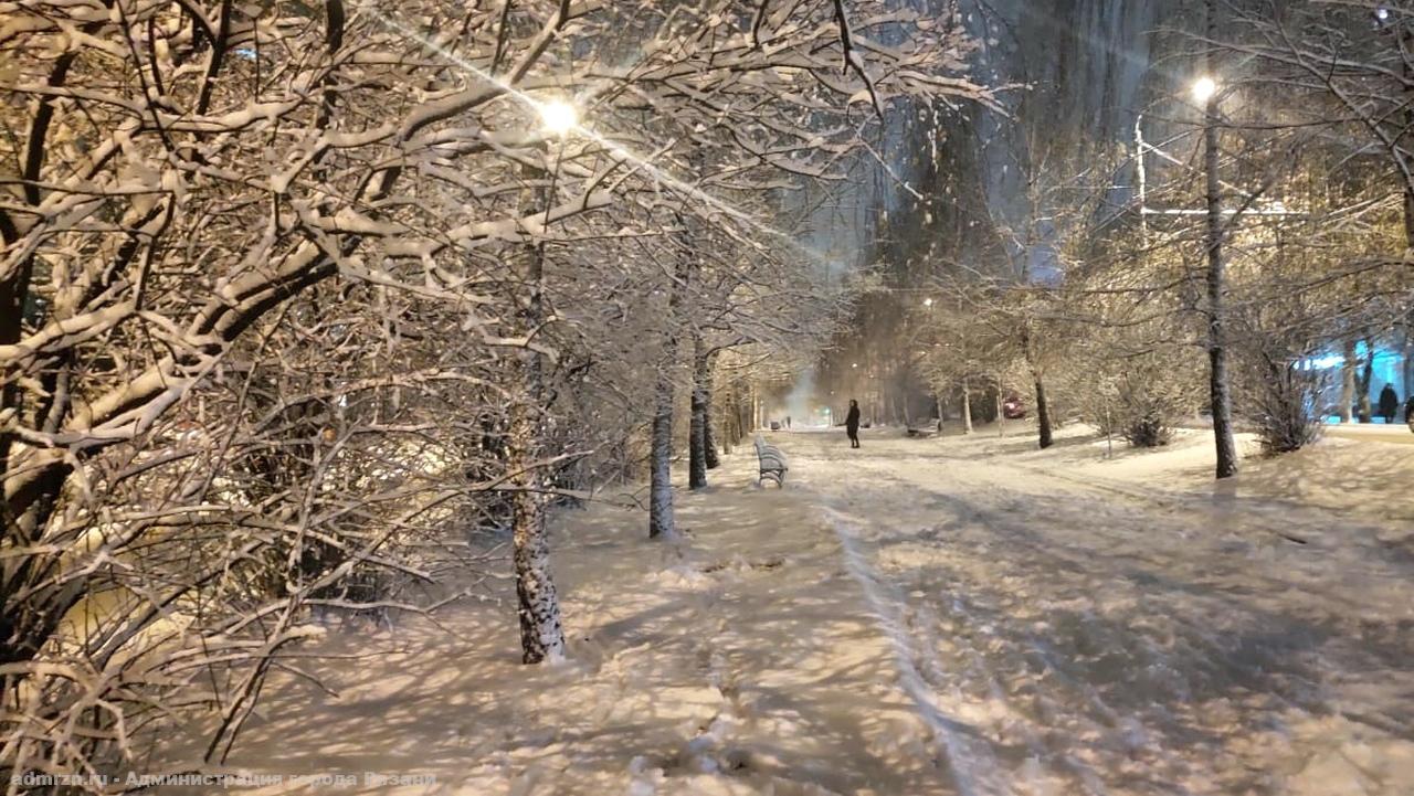 В Рязани ожидается снег и усиление ветра