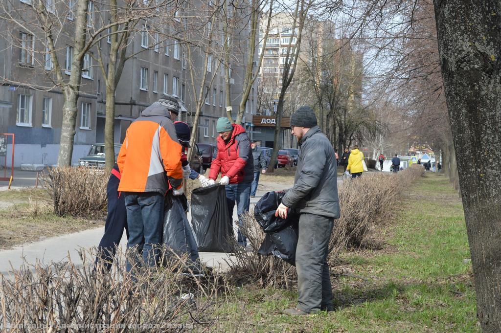 В Рязани состоялся очередной субботник