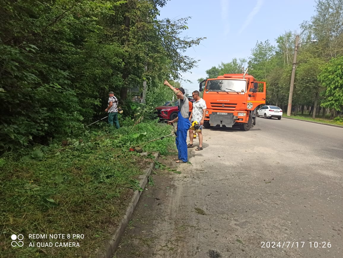 Проведение субботника в Московском районе