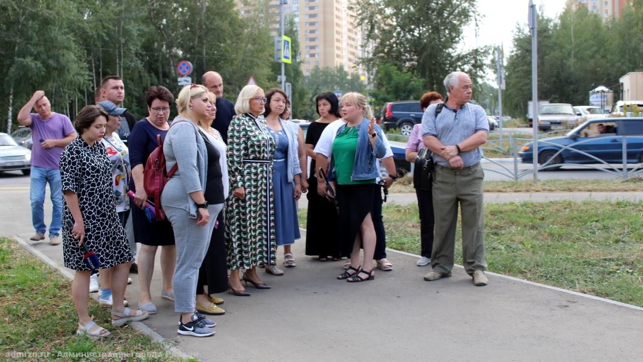 Состоялась общественная приемка территории Вишневый сад-Дубовая роща