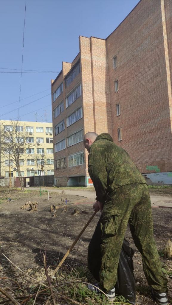 Весенняя уборка Железнодорожного района