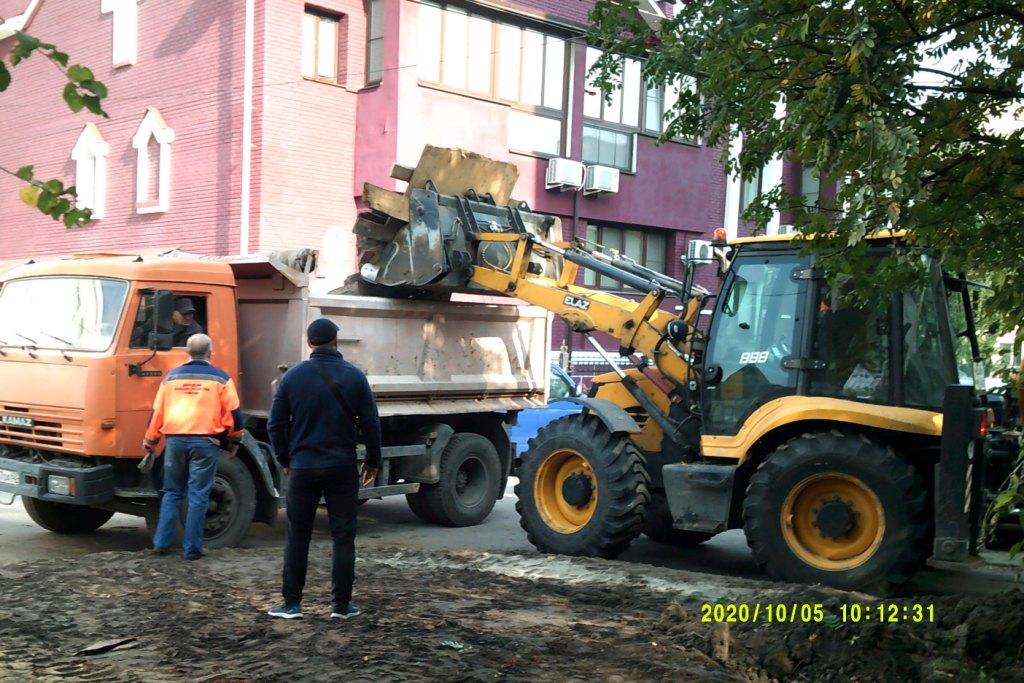 Благоустройство территории после сноса сараев 05.10.2020