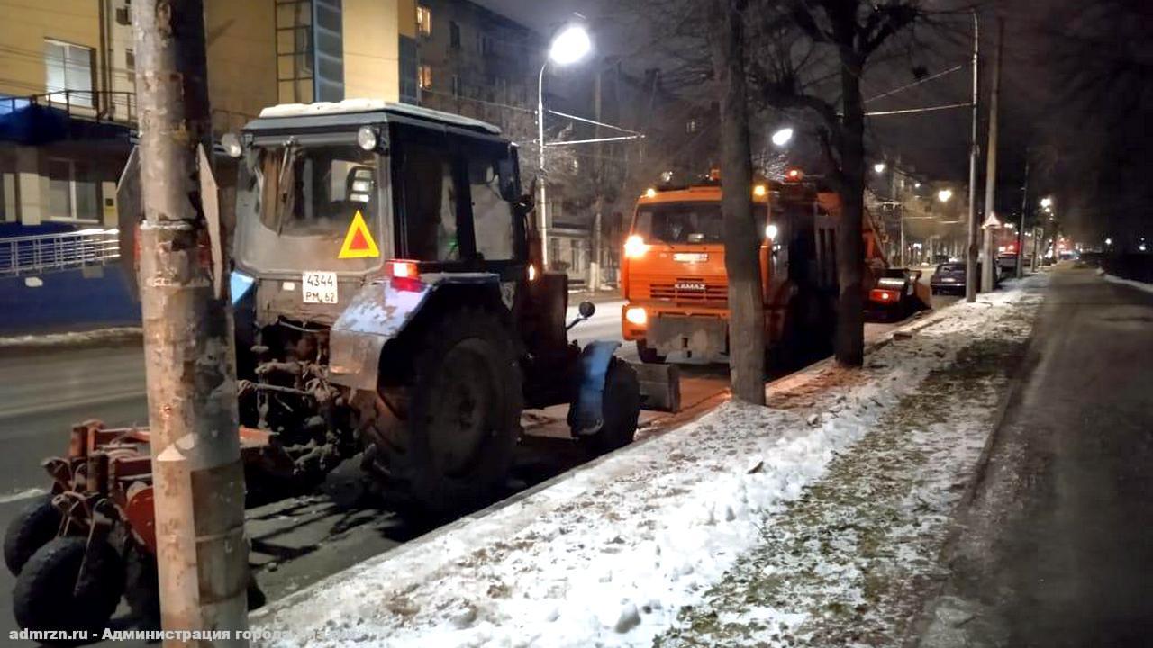 Уборка дорог и тротуаров продолжится ночью: план работ