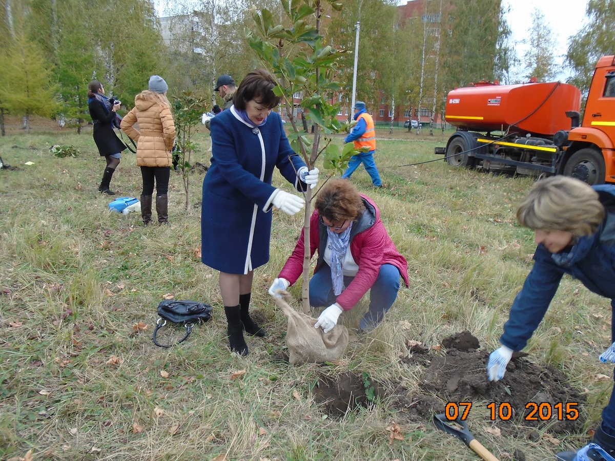 В Рязани посадили «Аллею дружбы» 08.10.2015