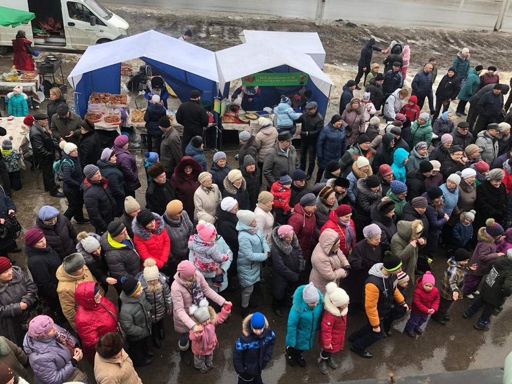 В Октябрьском районе завершились масленичные гуляния