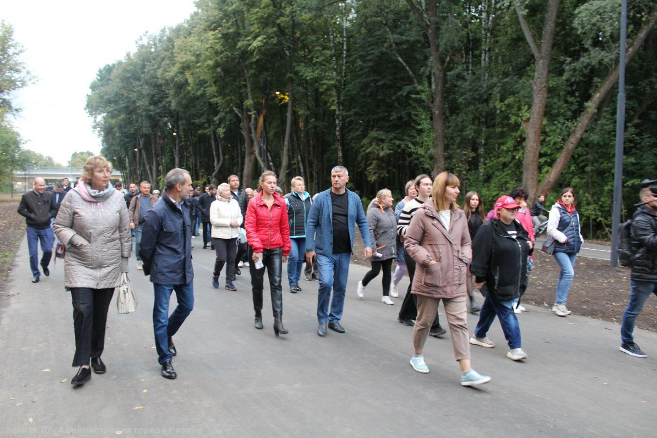 В Рязани состоялась общественная приемка Лесопарка после благоустройства