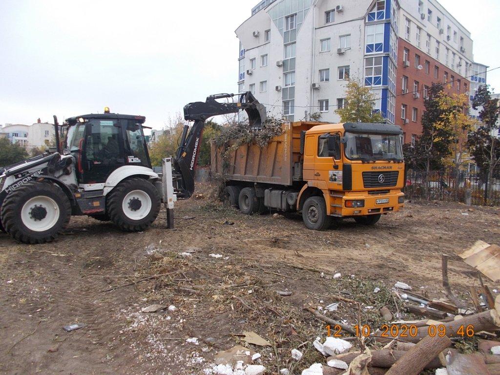 Проведены работы по приведению территории в надлежащее состояние 12.10.2020