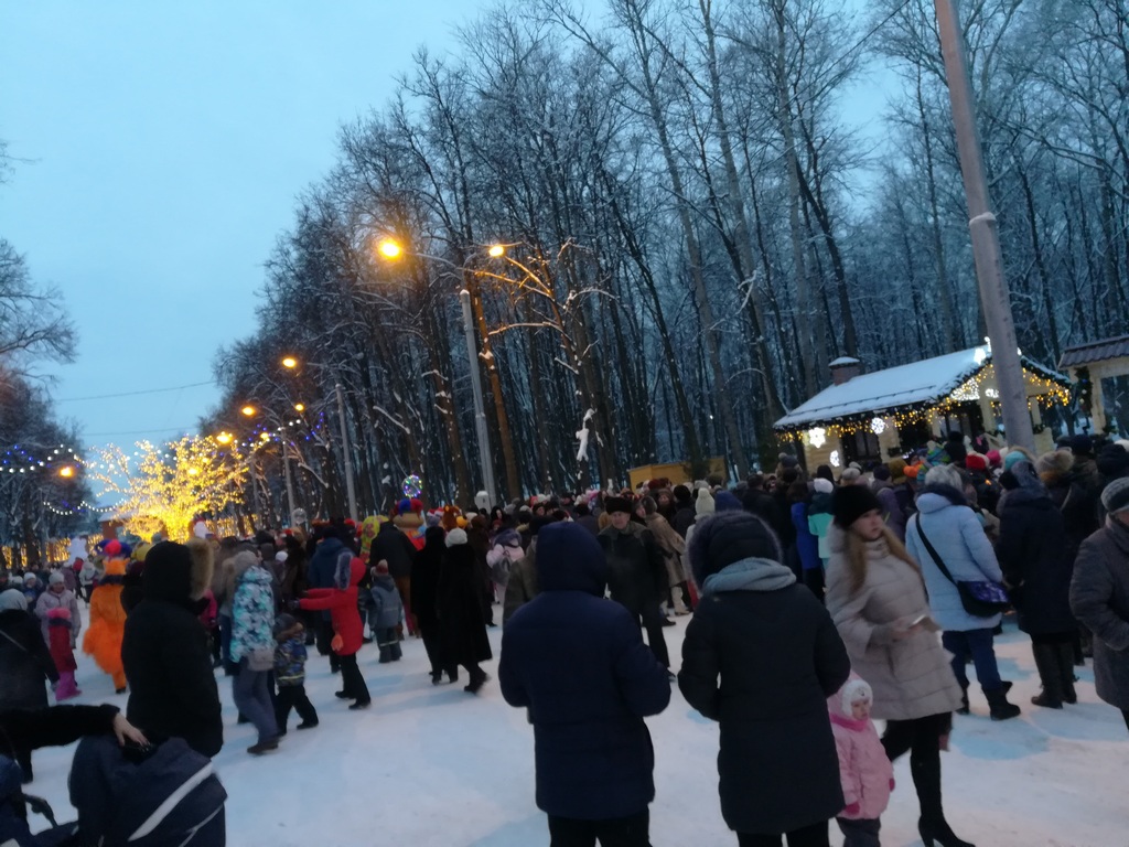 В Лесопарке открылась Новогодняя деревня